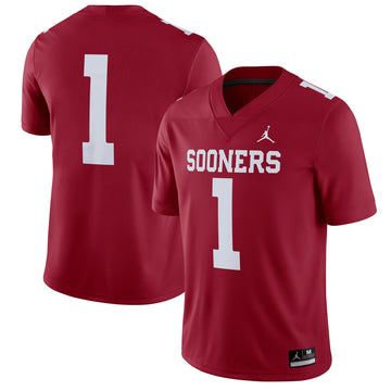 Jordan Brand Oklahoma Sooners crimson Home jersey