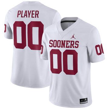 Jordan Brand Oklahoma Sooners white jersey