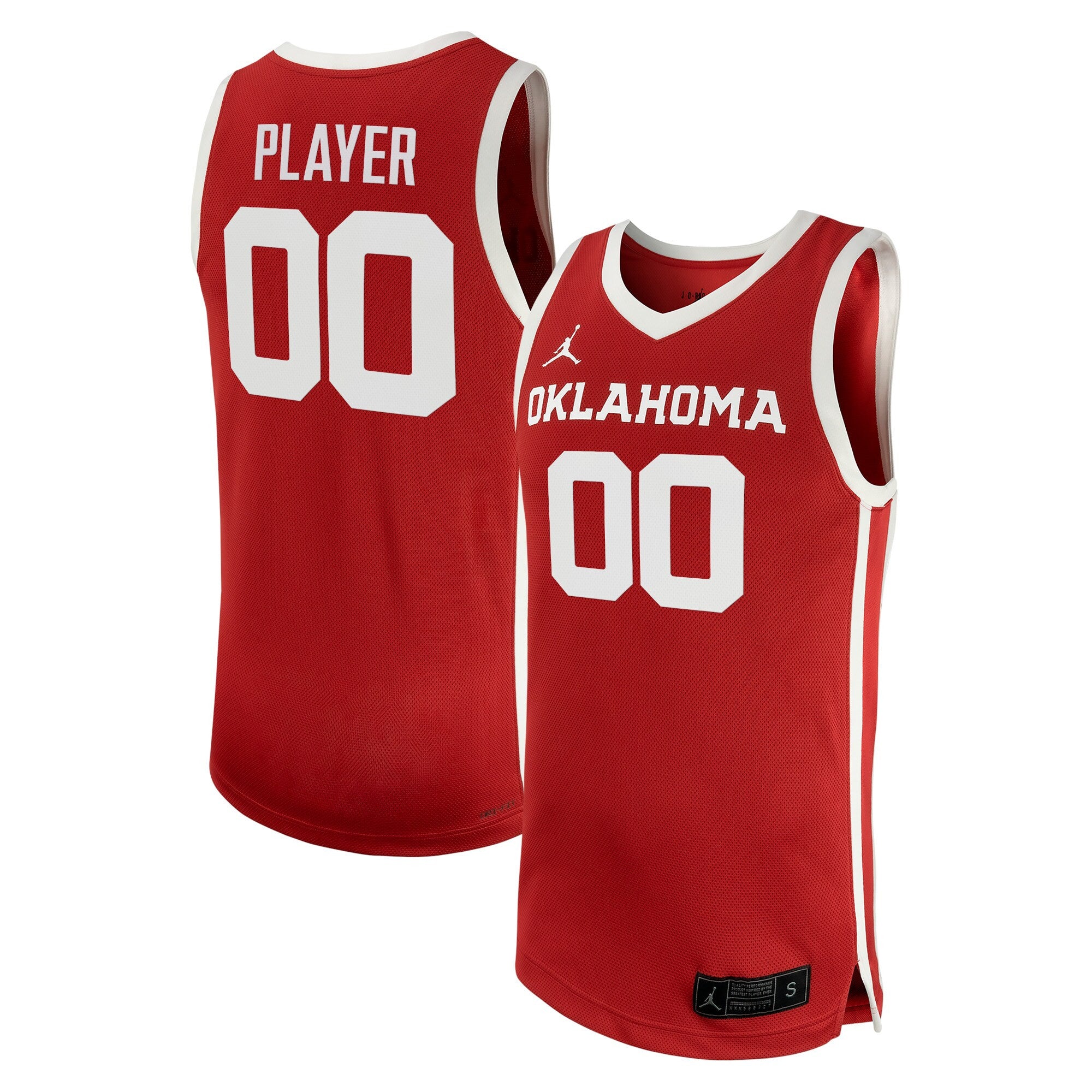 Jordan Brand Oklahoma Sooners crimson jersey