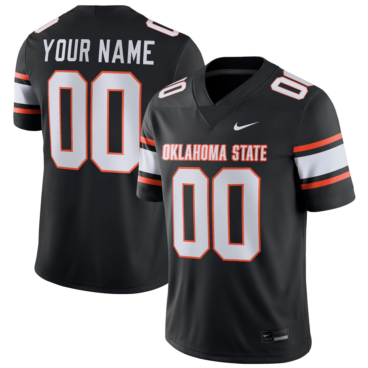 Oklahoma State Cowboys black Alternate jersey