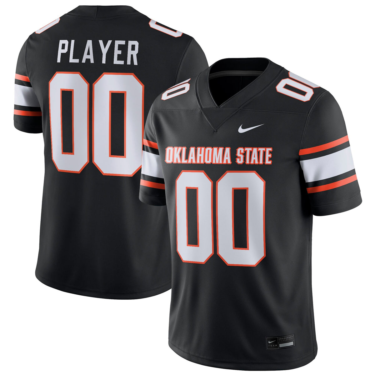 Oklahoma State Cowboys black Alternate jersey