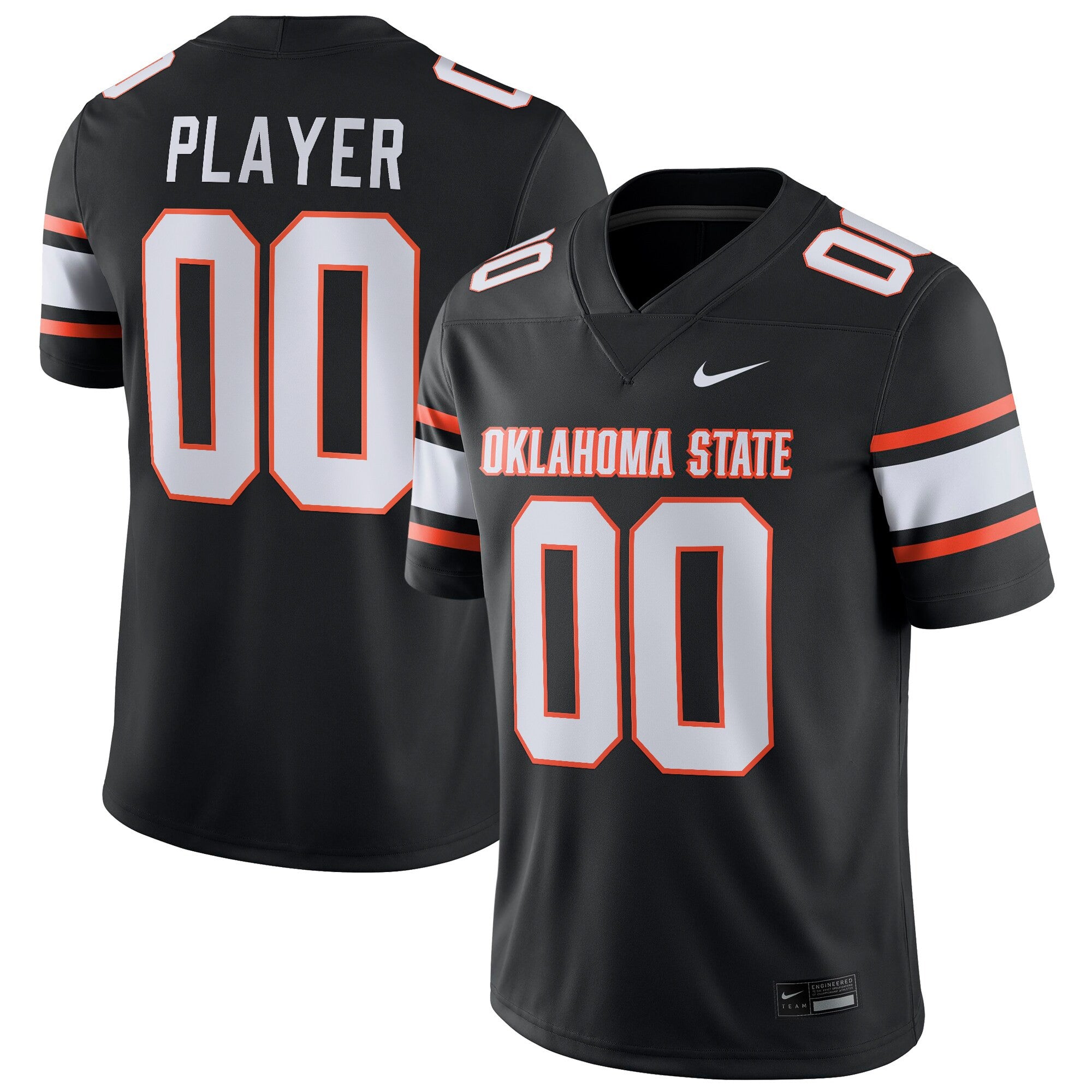 Oklahoma State Cowboys black Alternate jersey