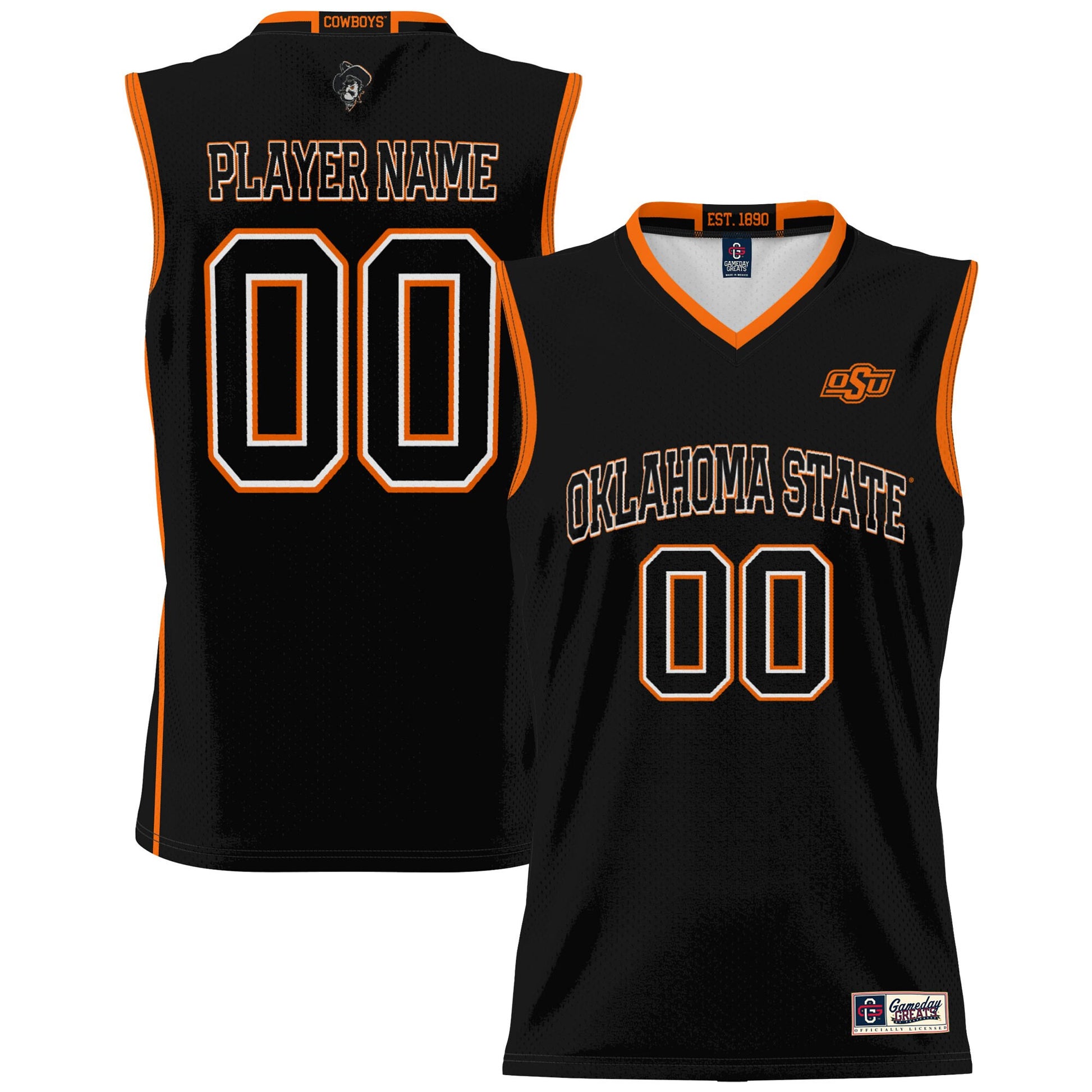 Oklahoma State Cowboys black jersey