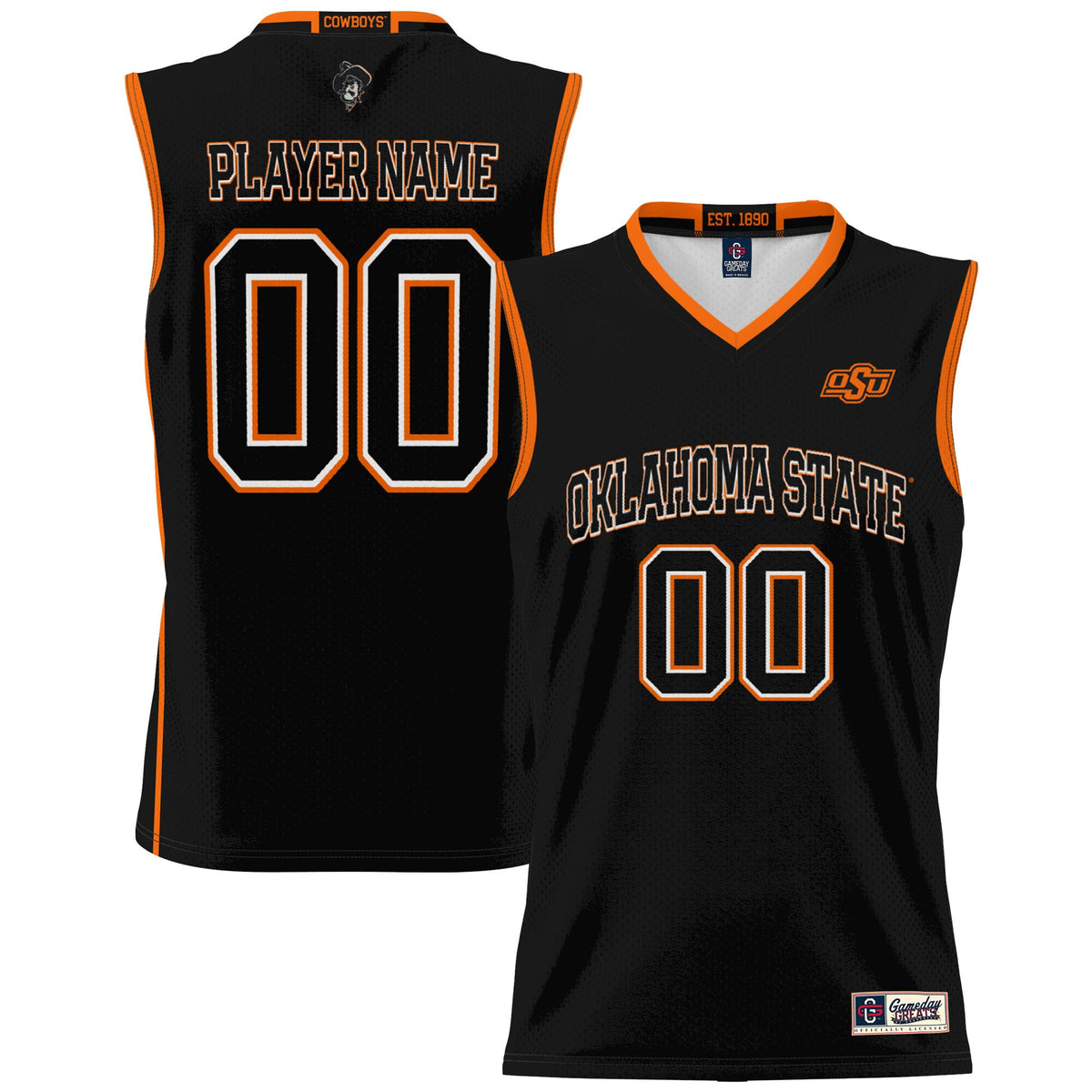 Oklahoma State Cowboys black jersey