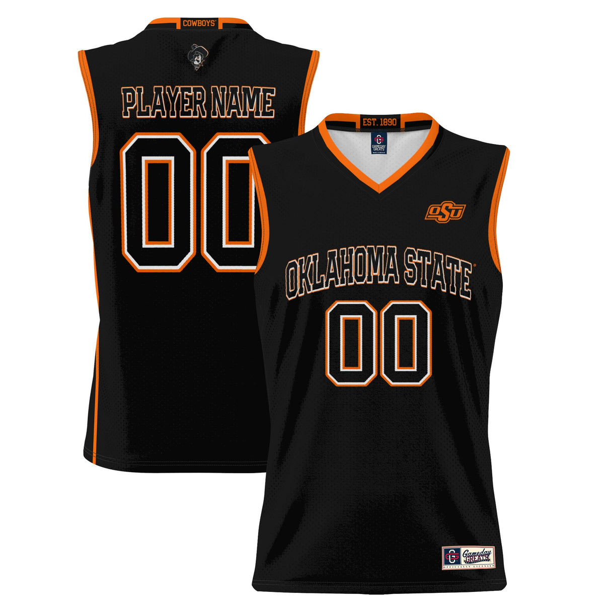 Oklahoma State Cowboys black jersey