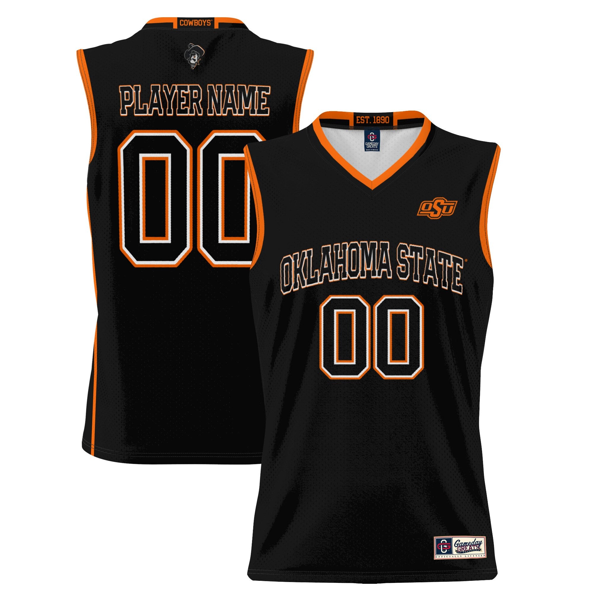Oklahoma State Cowboys black jersey