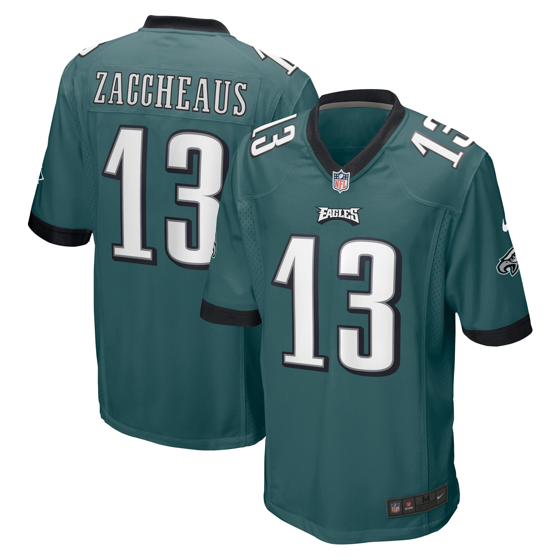 Olamide Zaccheaus Philadelphia Eagles green jersey