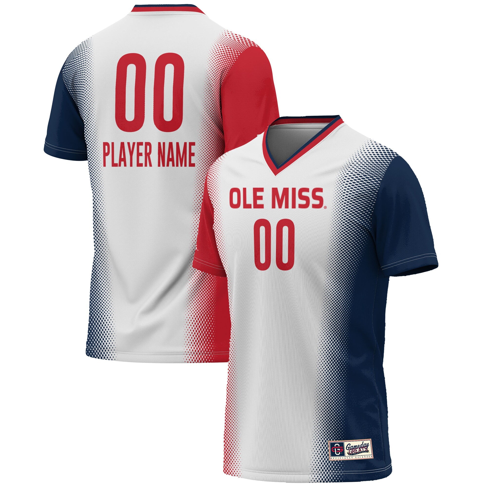 Ole Miss Rebels white jersey