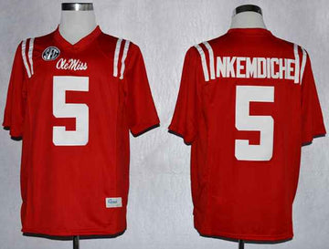 Robert Nkemdiche Ole Miss Rebels red jersey