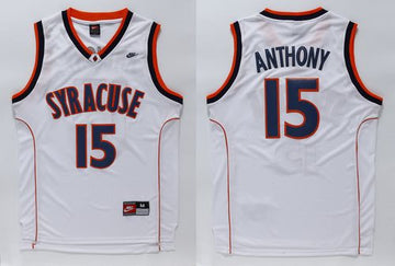 Carmelo Anthnoy Syracuse Orange white jersey