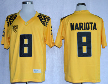 Oregon Duck Oregon Duck 8 Mariota yellow Limited jersey