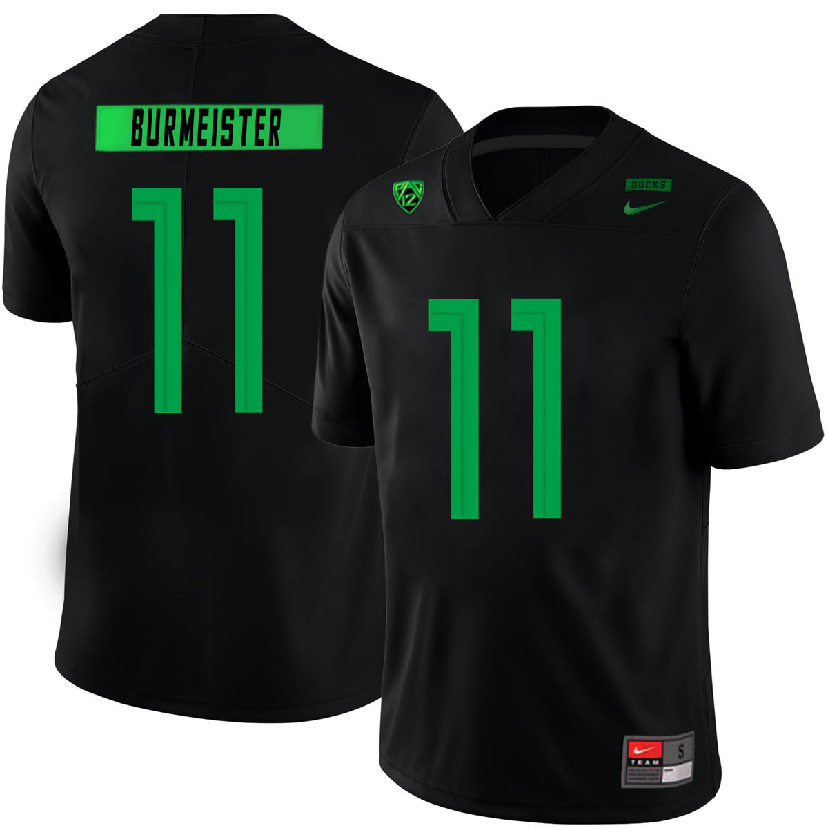 Braxton Burmeister Oregon Ducks black jersey