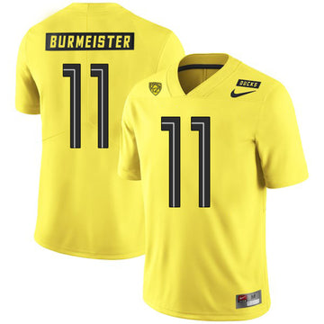 Braxton Burmeister Oregon Ducks yellow jersey