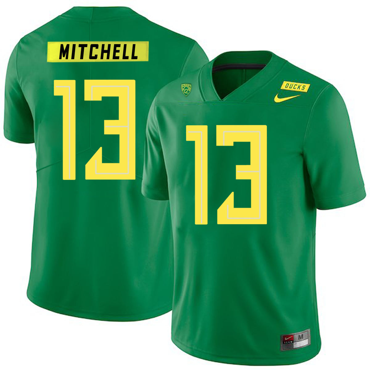 Dillon Mitchell Apple Oregon Ducks green jersey