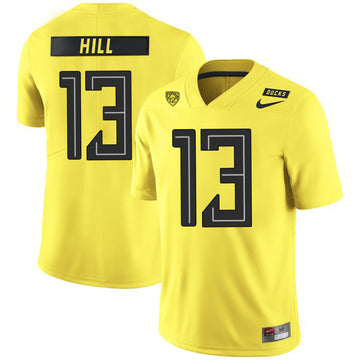 Troy Hill Oregon Ducks yellow jersey