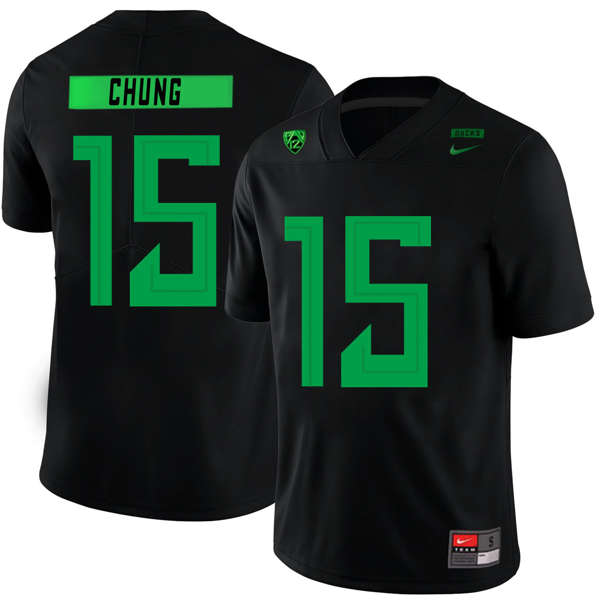 Patrick Chung Oregon Ducks black jersey