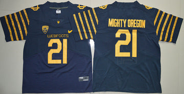 Mighty Oregon Oregon Ducks navy Game jersey