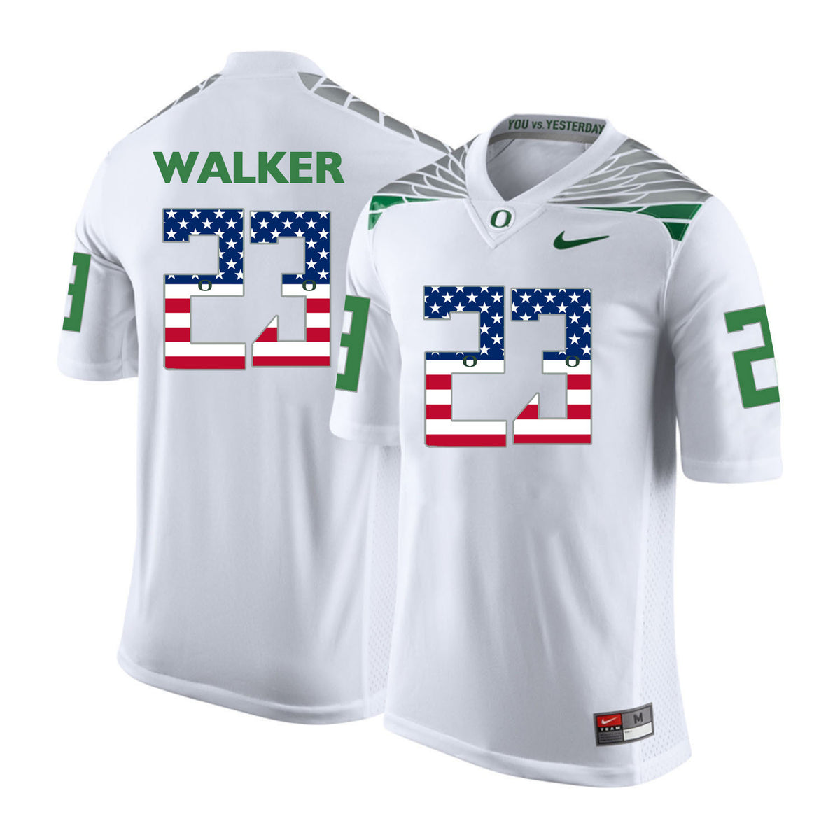 Walker Oregon Ducks white jersey
