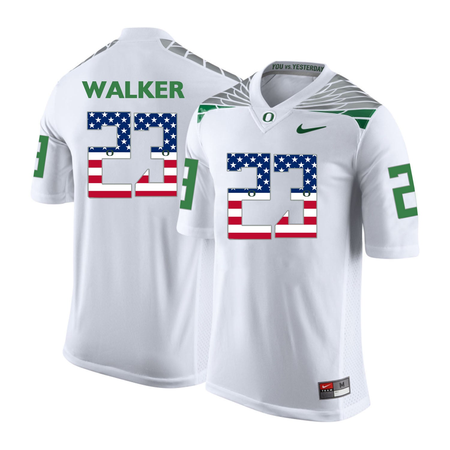 Walker Oregon Ducks white jersey