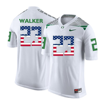 Walker Oregon Ducks white jersey