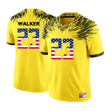 Walker Oregon Ducks yellow jersey