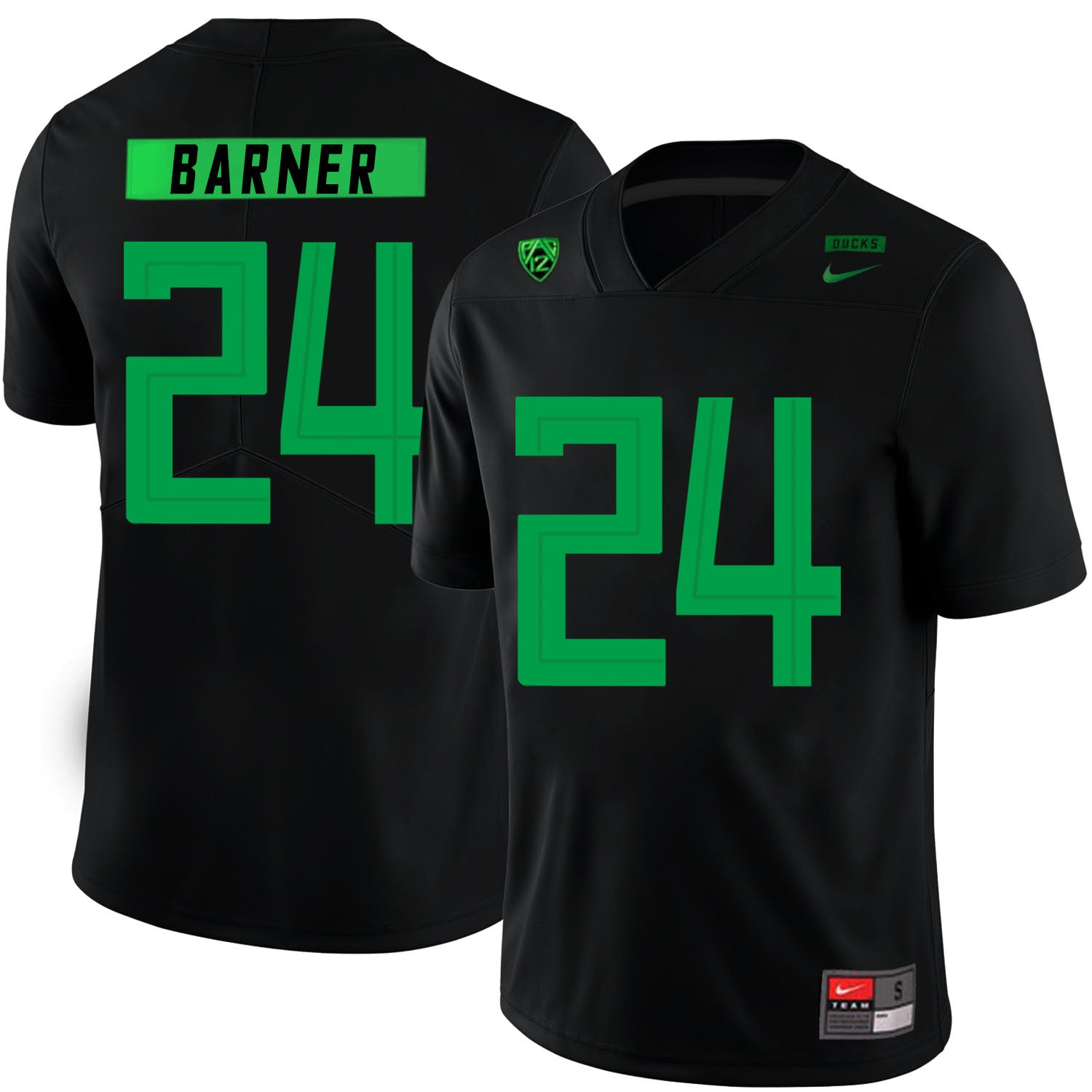 Kenjon Barner Oregon Ducks black jersey