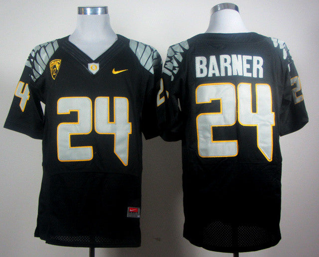 Kenjon Barner Oregon Ducks black Elite jersey