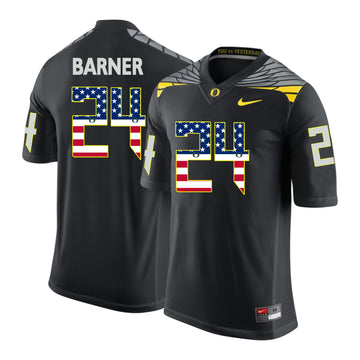 Kenjon Barner Oregon Ducks black jersey