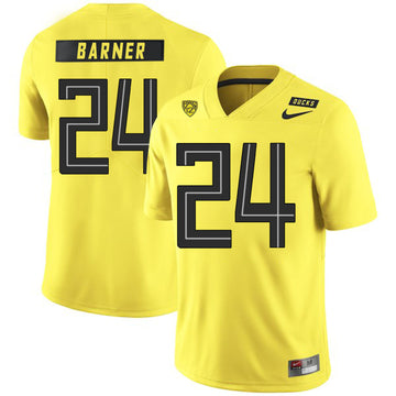 Kenjon Barner Oregon Ducks yellow jersey