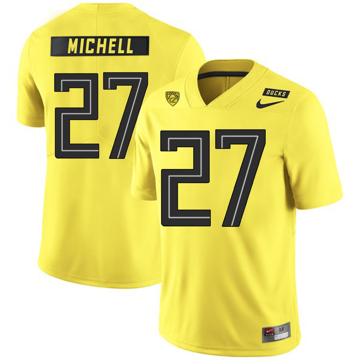 Terrance Mitchell Oregon Ducks yellow jersey