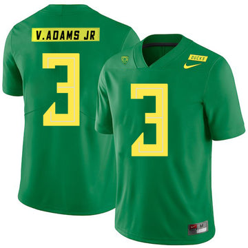 Vernon Adams Jr Apple Oregon Ducks green jersey