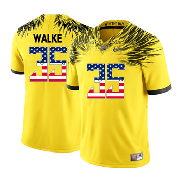 Joe Walker Oregon Ducks yellow jersey