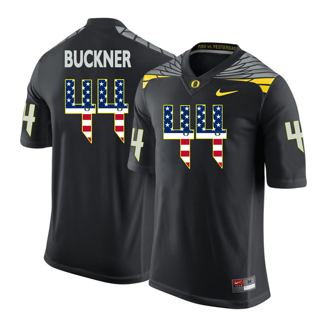 DeForest Buckner Oregon Ducks black jersey