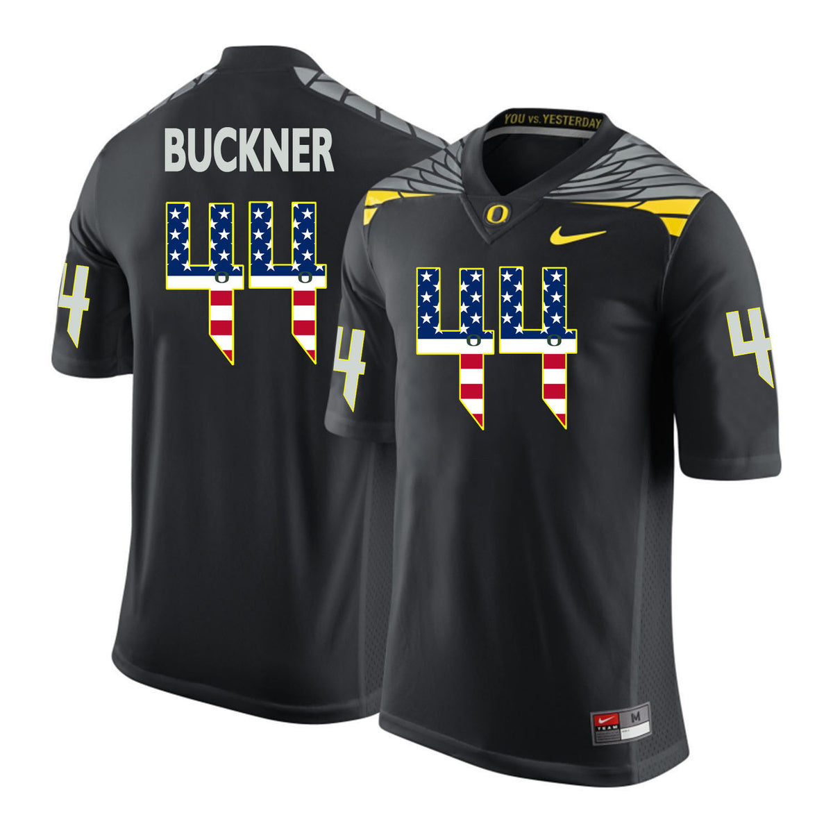 DeForest Buckner Oregon Ducks black jersey