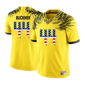 DeForest Buckner Oregon Ducks yellow jersey