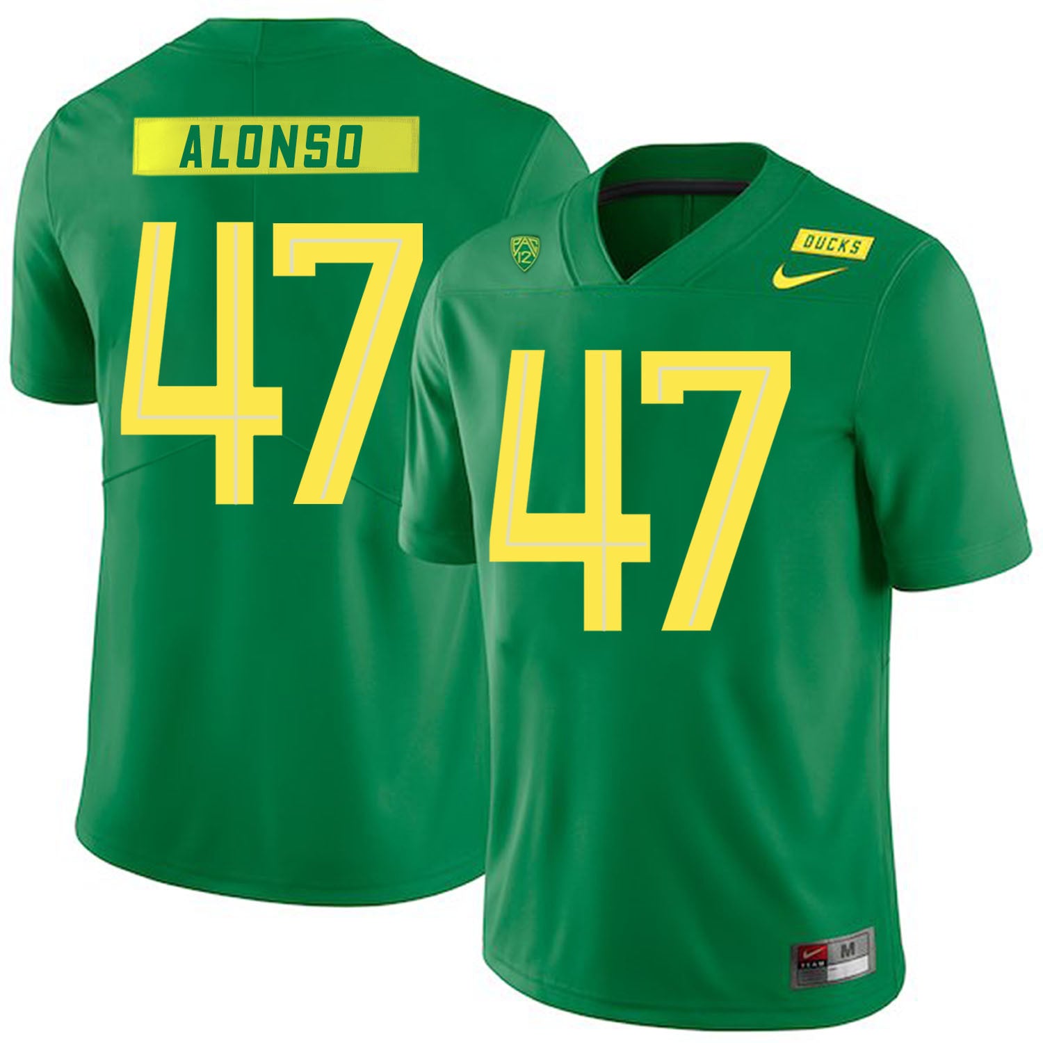 Kiko Alonso Apple Oregon Ducks green jersey