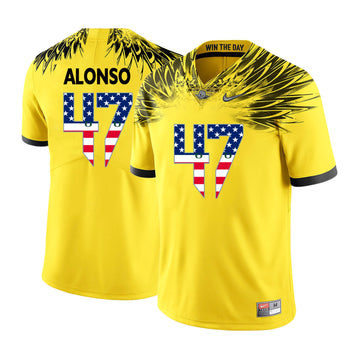 Kiko Alonso Oregon Ducks yellow jersey