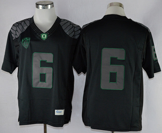 D.Thomas Oregon Ducks black Lights Out jersey