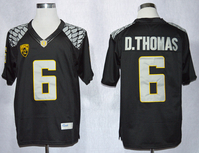 D.Thomas Oregon Ducks black Limited jersey