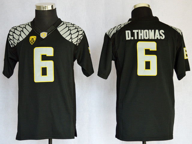 D.Thomas Oregon Ducks black Limited jersey