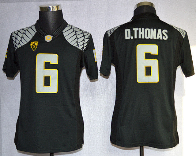 D.Thomas Oregon Ducks black Limited jersey