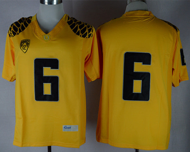D.Thomas Oregon Ducks yellow jersey