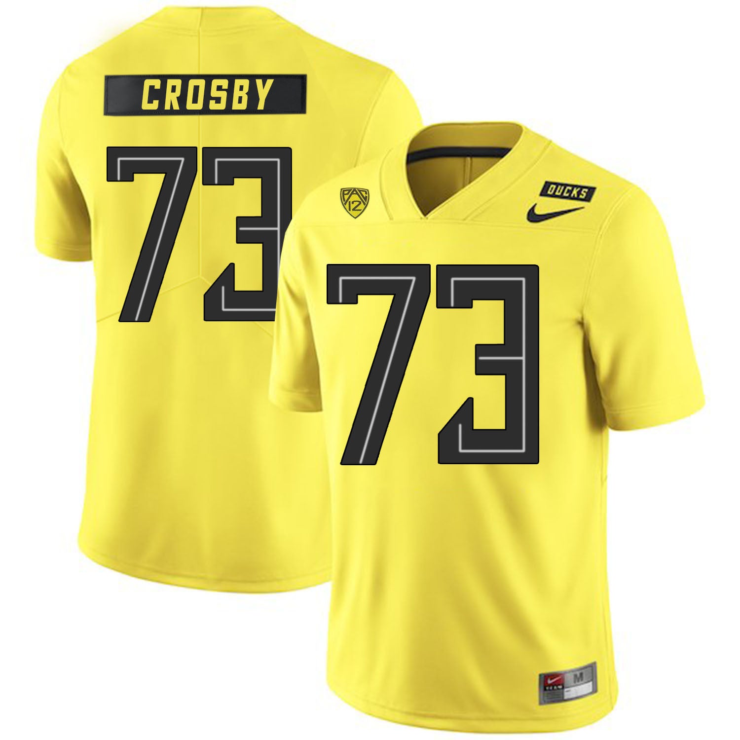 Tyrell Crosby Oregon Ducks yellow jersey