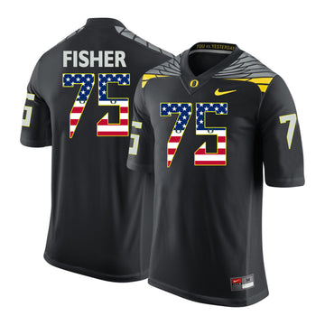 Jake Fisher Oregon Ducks black jersey