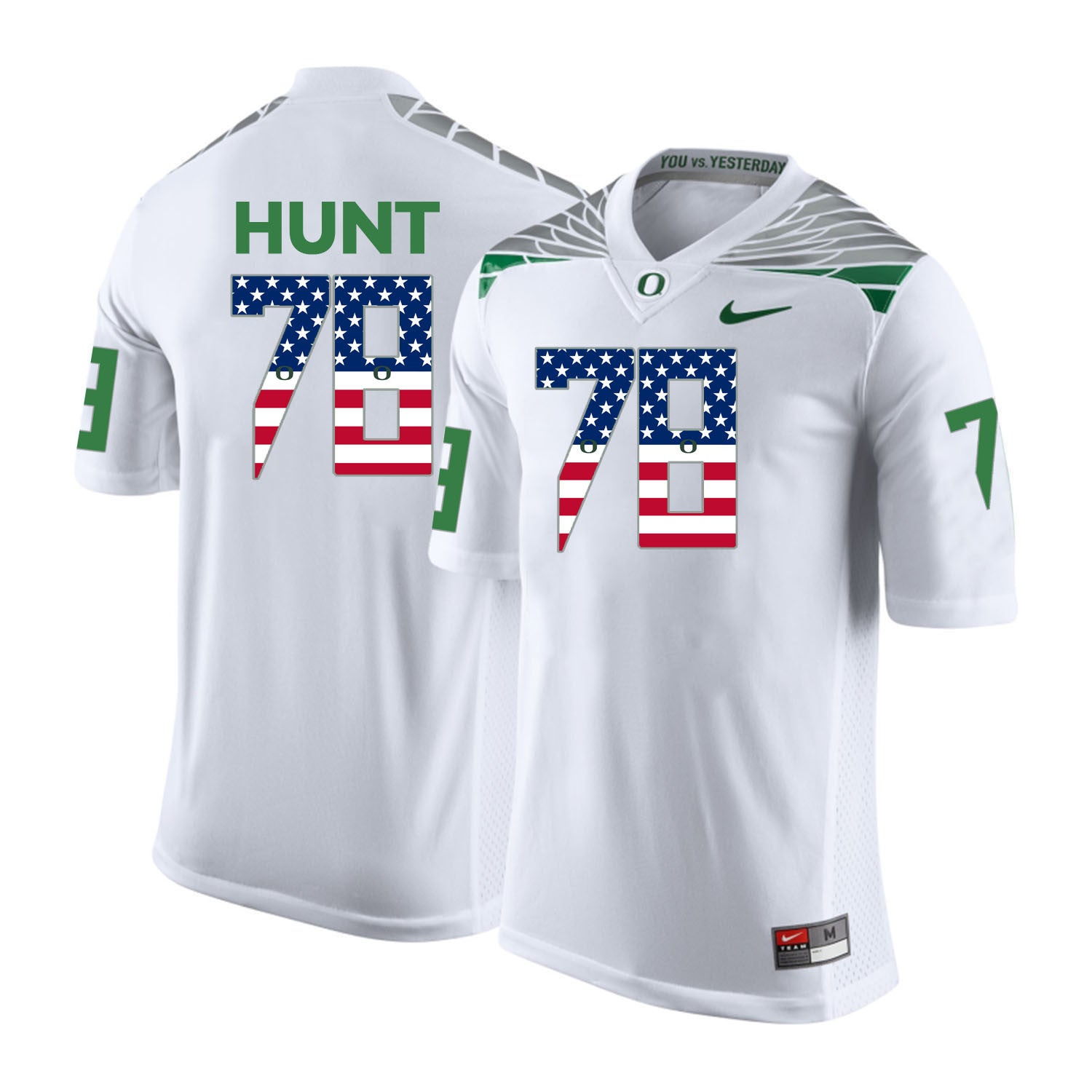 Cameron Hunt Oregon Ducks white jersey