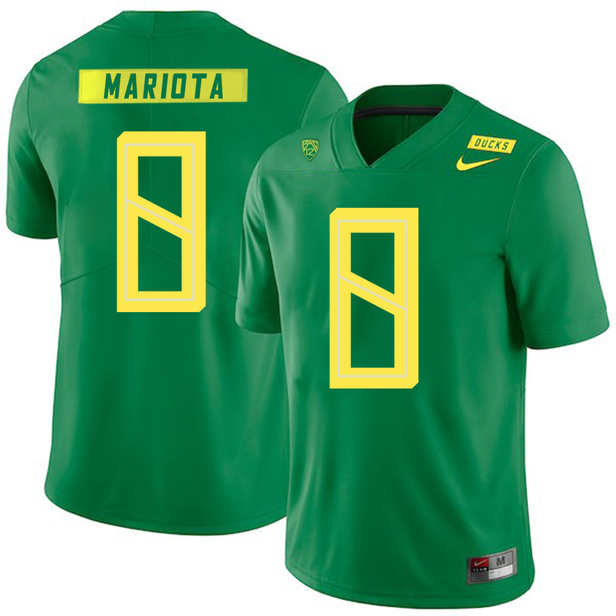 Marcus Mariota Apple Oregon Ducks green jersey