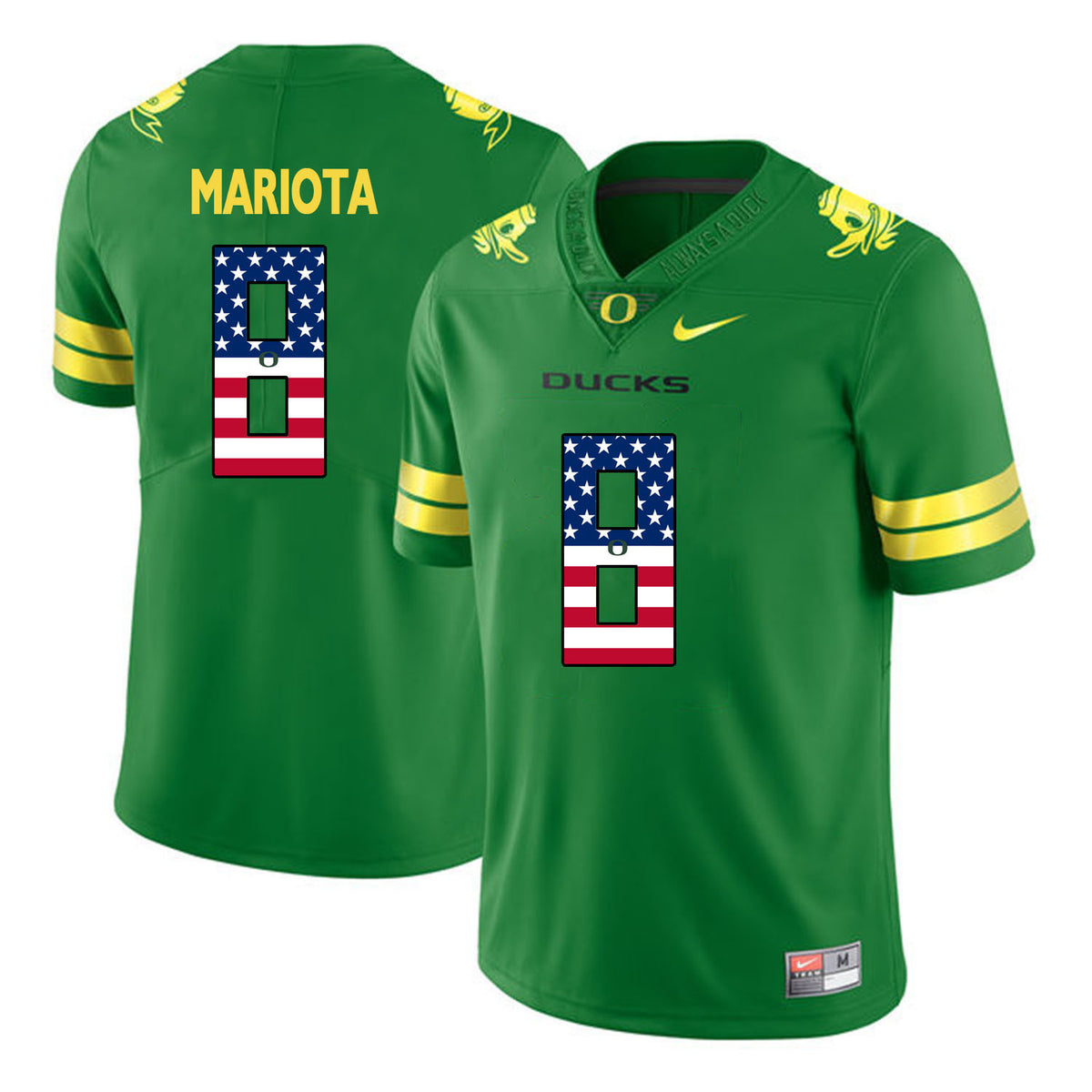 Marcus Mariota Apple Oregon Ducks green jersey