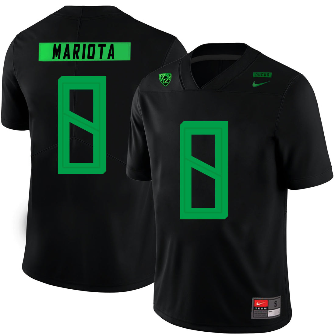 Marcus Mariota Oregon Ducks black jersey