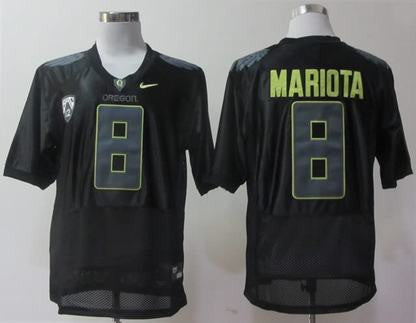 Marcus Mariota Oregon Ducks black jersey