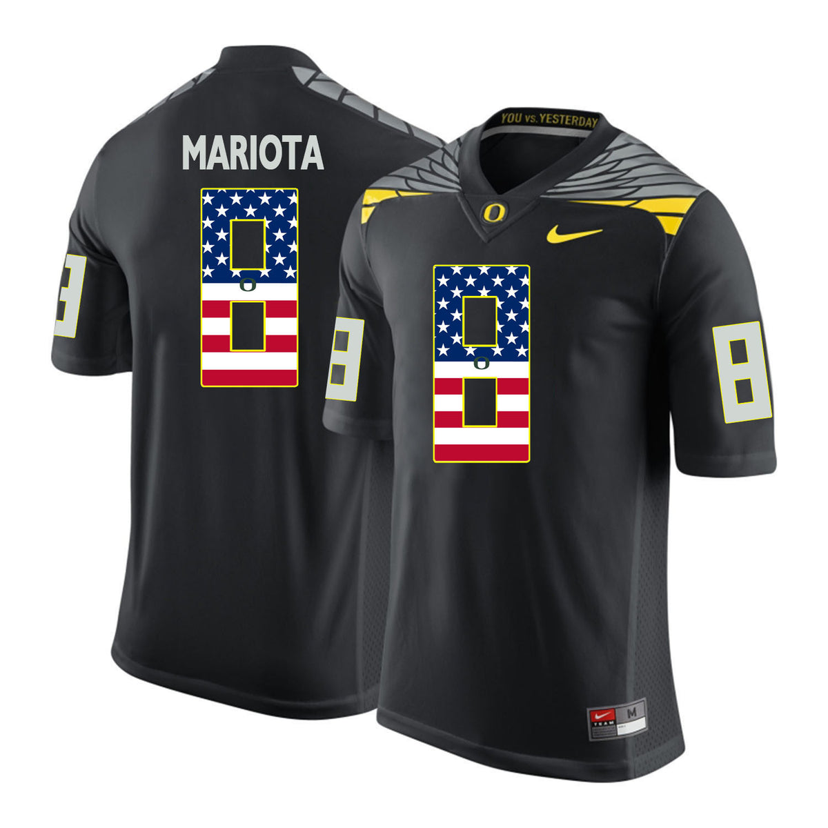 Marcus Mariota Oregon Ducks black jersey